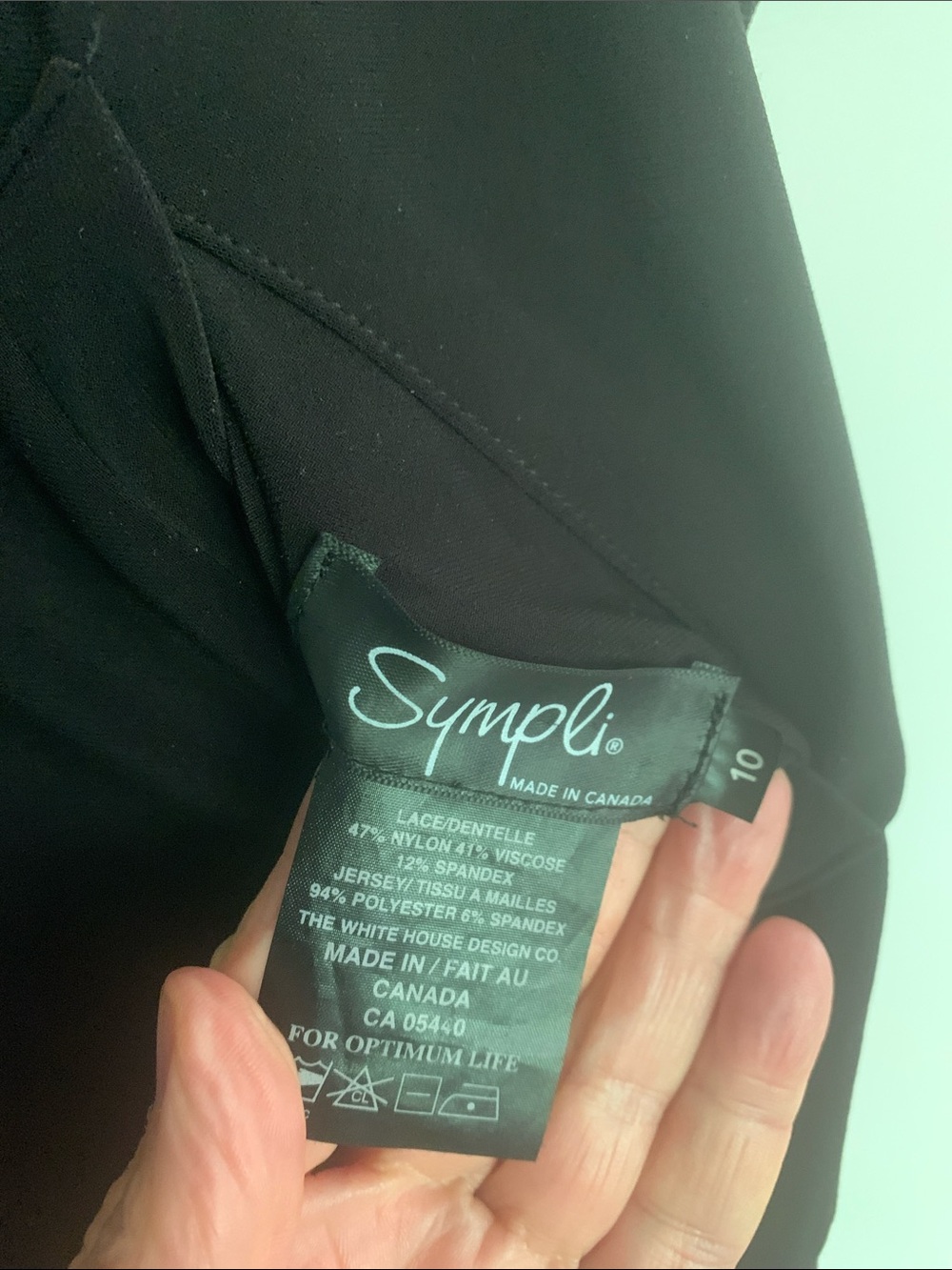 SYMPLI size 10 bomber reversible lace women’s jacket pockets travel elegant - Picture 4 of 8